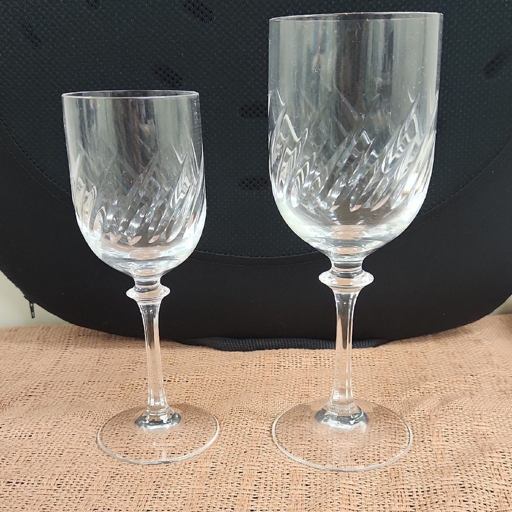 Crystal Wine Glass Set of 2